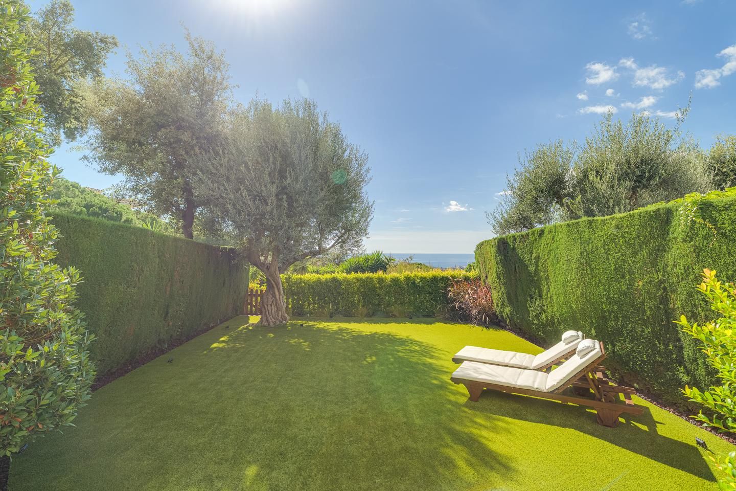 Garden of Single-family semi-detached for sale in Teià  with Air Conditioner, Heating and Private garden