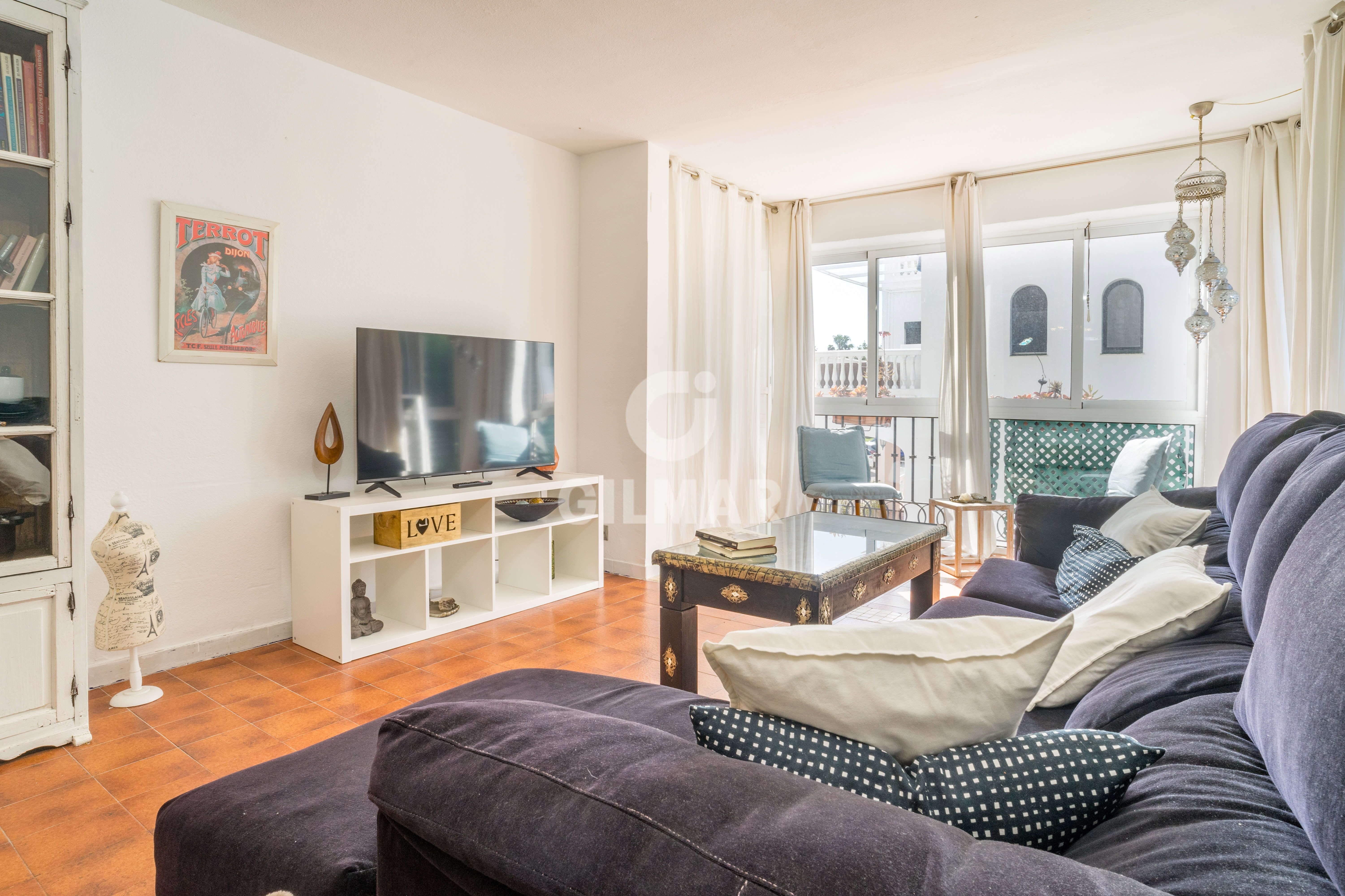 Living room of Flat for sale in Manilva  with Heating