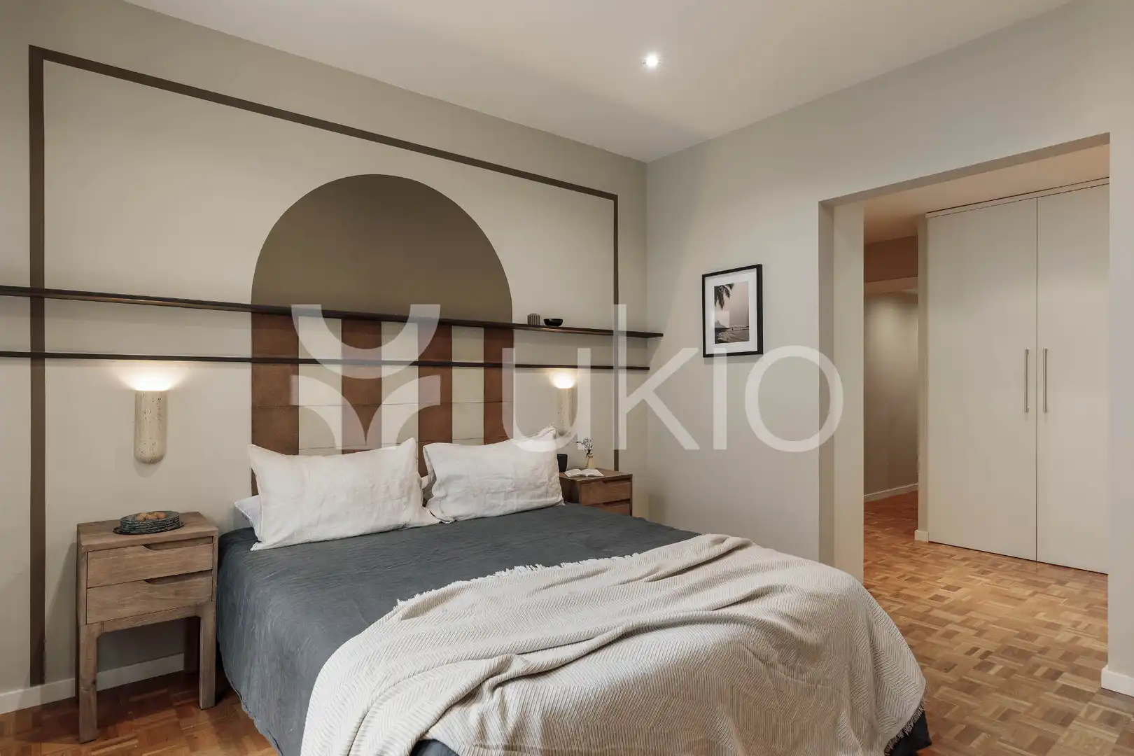 Bedroom of Apartments for rent in Barcelona  with Air Conditioner, Heating and Furnished