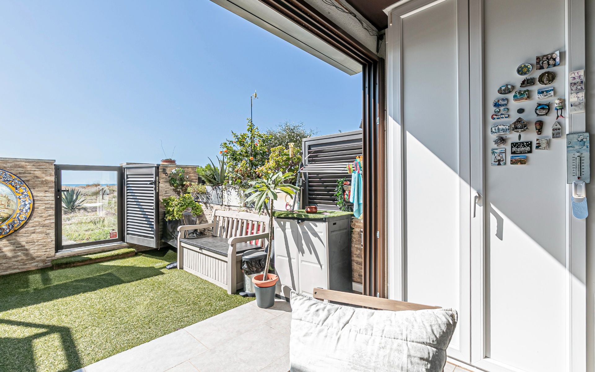 Terrace of Flat for sale in Castelldefels  with Air Conditioner, Heating and Private garden