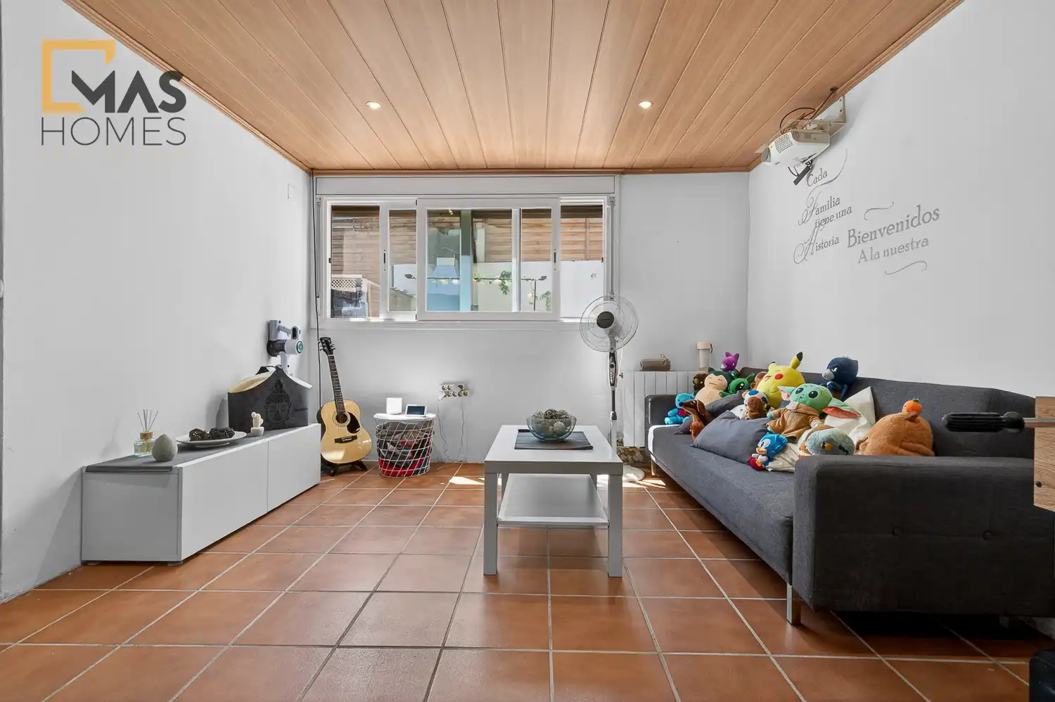Sala d'estar de Casa o xalet en venda en Vacarisses amb Aire condicionat, Calefacció i Jardí privat