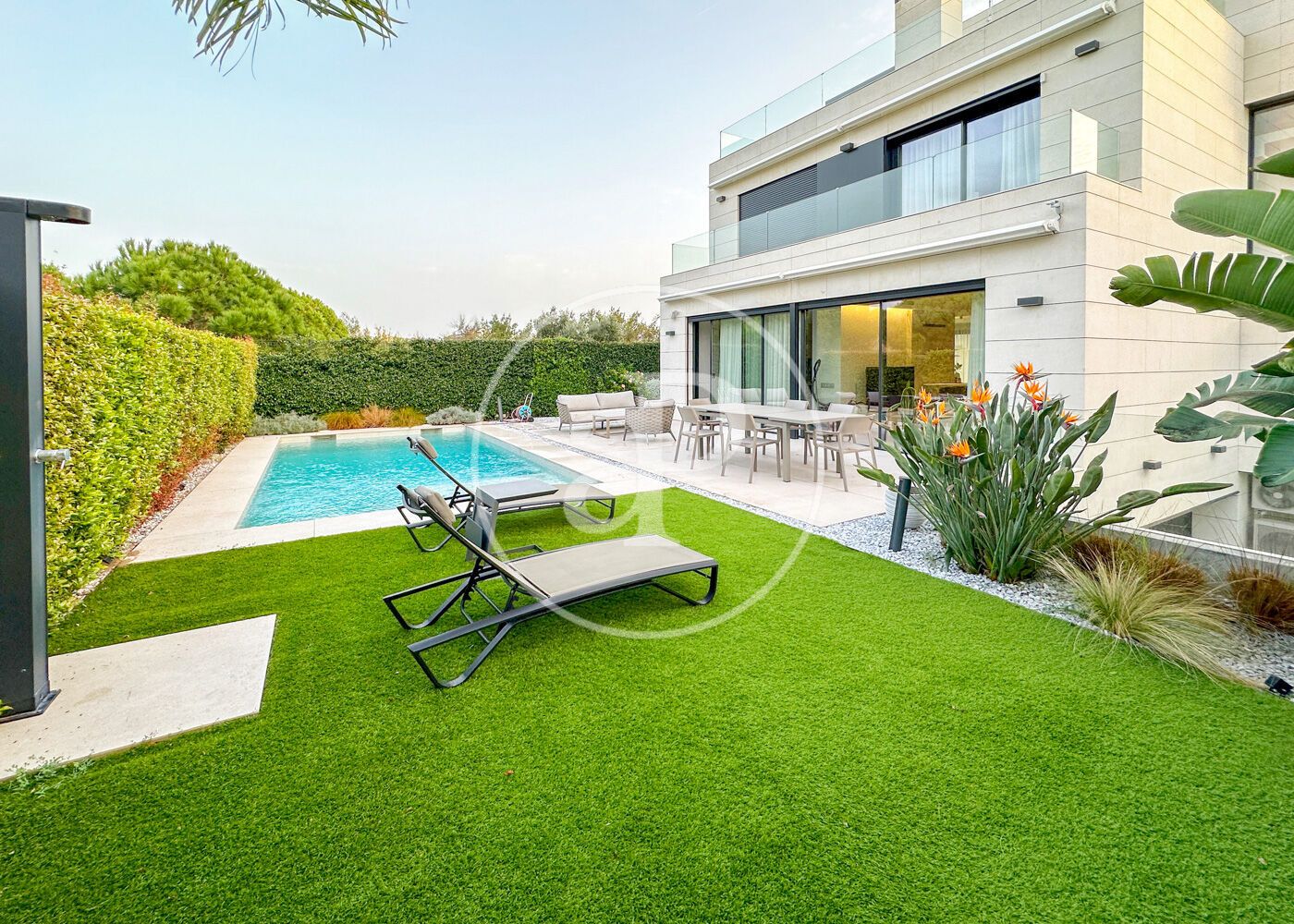 Terrassa de Casa o xalet en venda en Montgat amb Aire condicionat, Calefacció i Jardí privat
