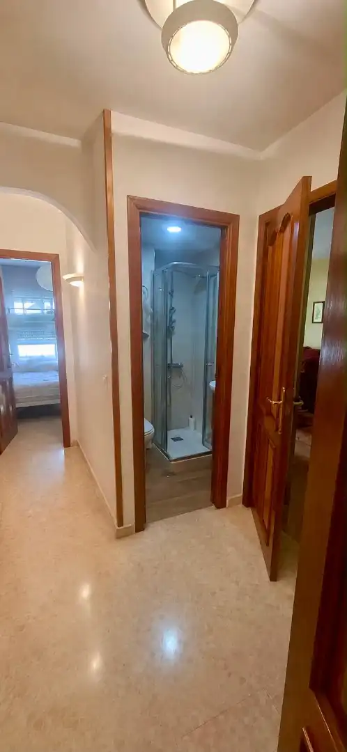 Bathroom of Flat for sale in Málaga  with Air Conditioner, Terrace and Furnished