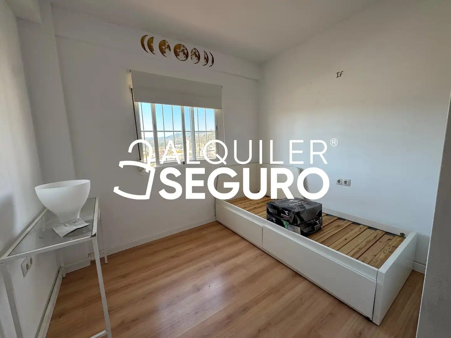 Bedroom of Flat for rent in Málaga  with Heating, Terrace and Furnished