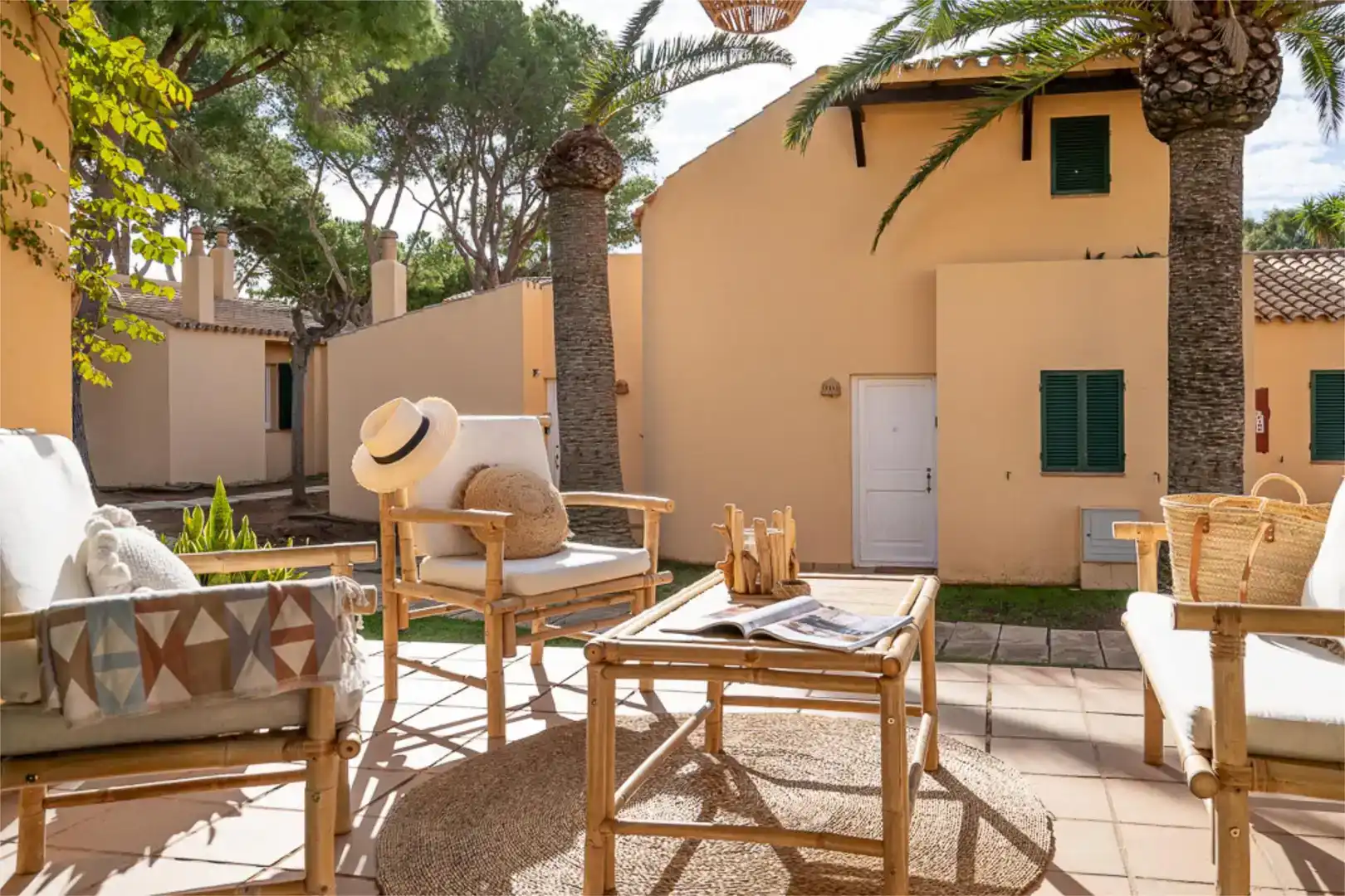 Terraza de Casa o chalet de alquiler en Ciutadella de Menorca con Aire acondicionado, Jardín privado y Piscina