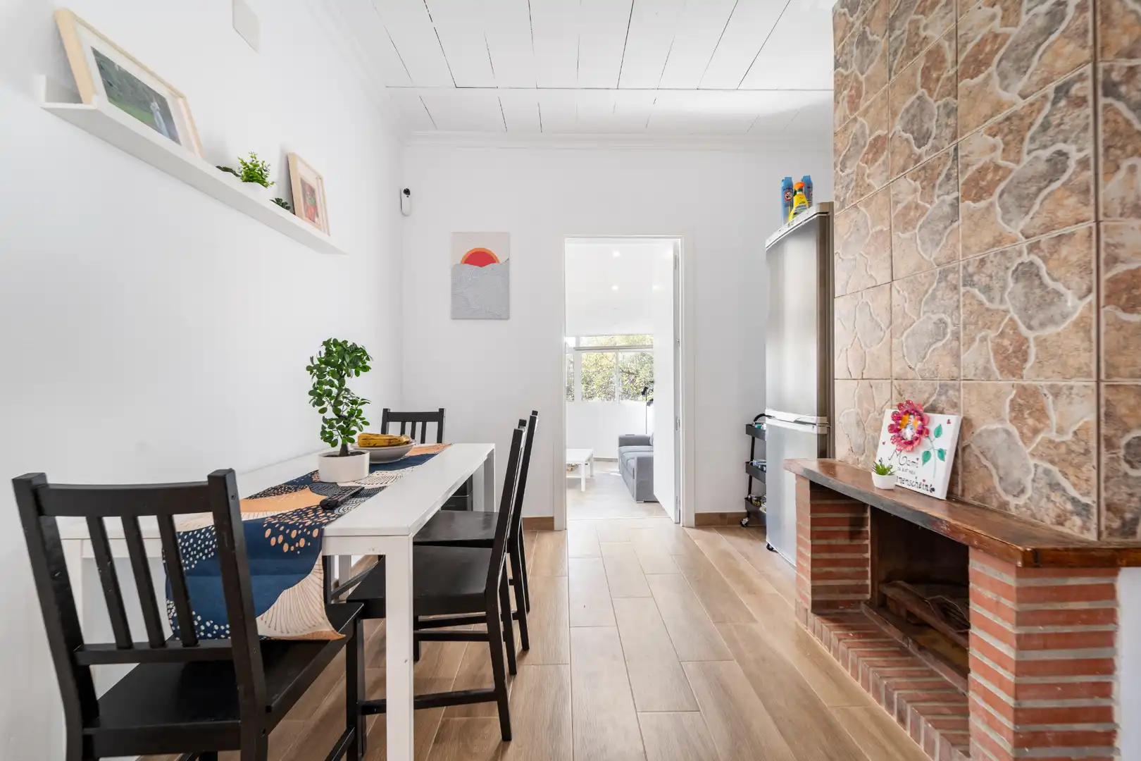 Menjador de Finca rústica en venda en Mijas amb Jardí privat i Piscina