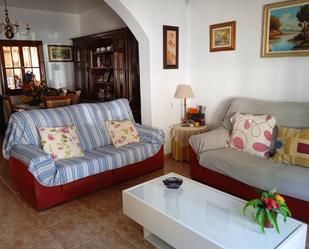Living room of Single-family semi-detached for sale in  Almería Capital  with Air Conditioner and Terrace