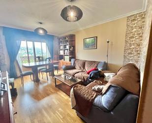 Living room of Flat for sale in Pontevedra Capital   with Terrace and Balcony