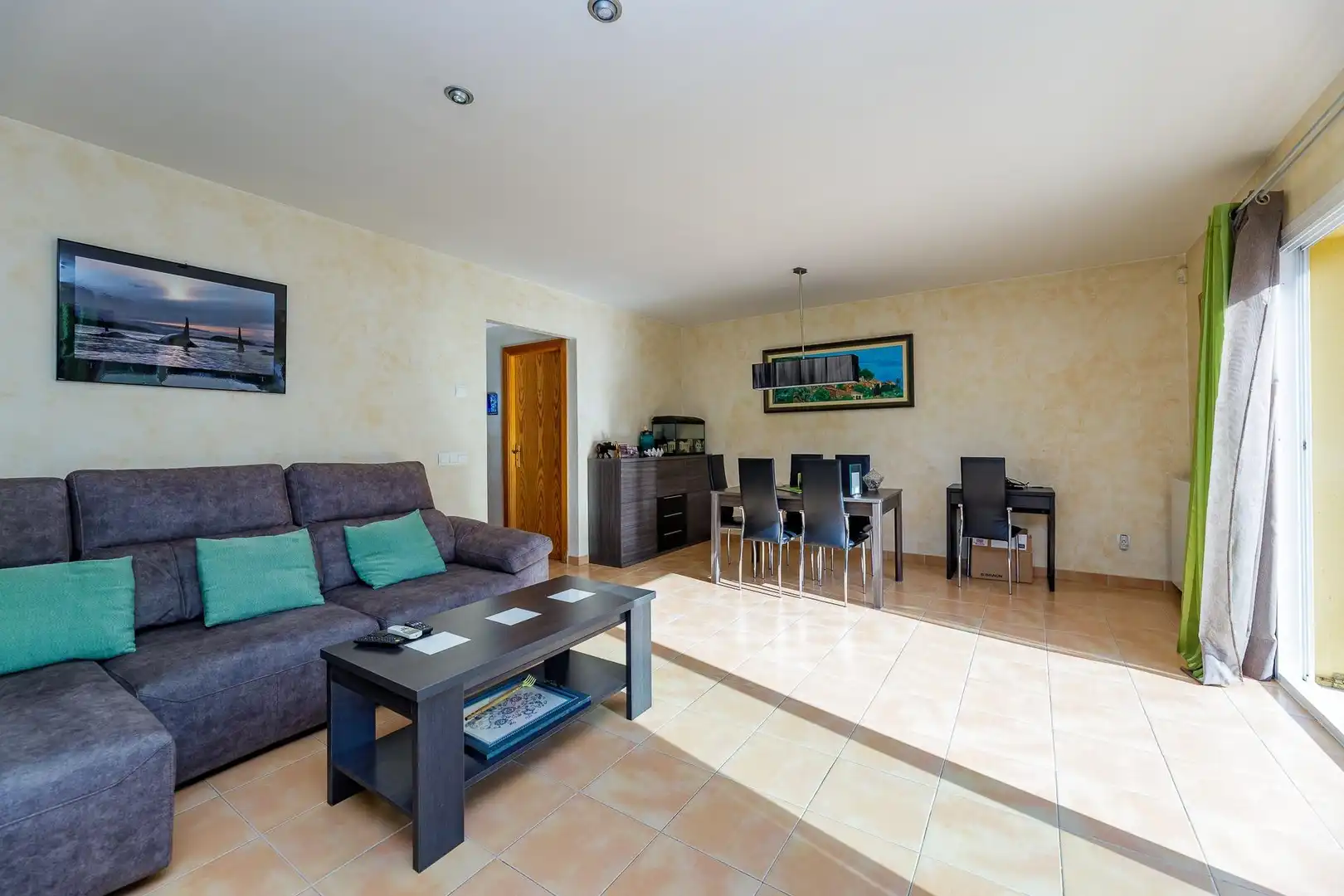 Sala d'estar de Casa adosada en venda en Marratxí amb Aire condicionat, Calefacció i Terrassa
