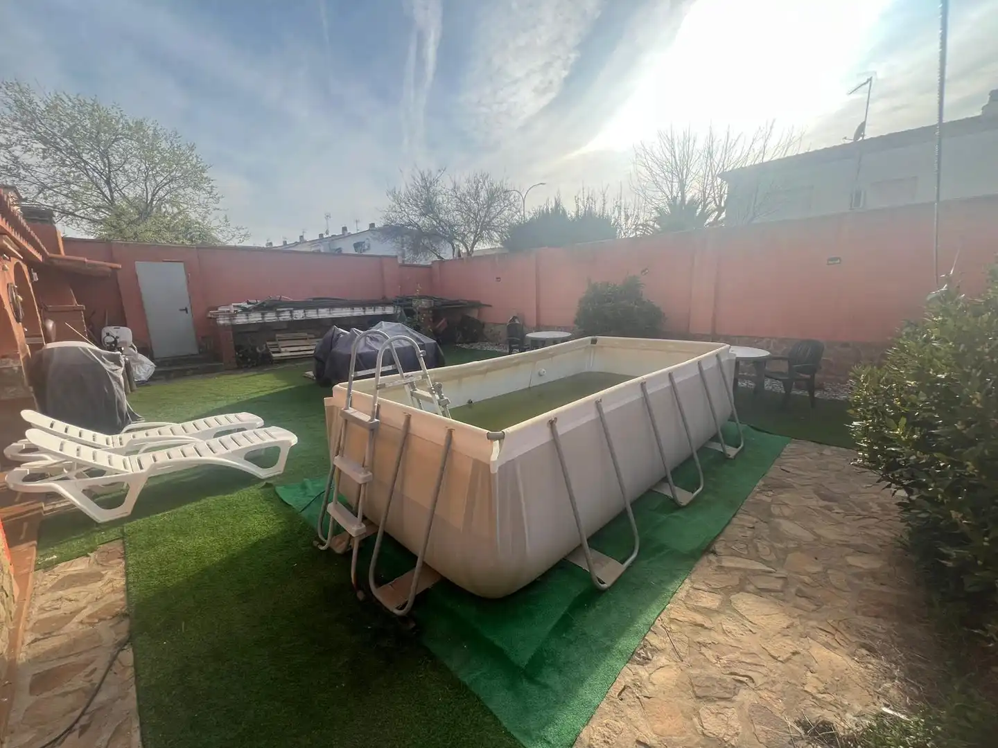 Swimming pool of Detached homes for sale in Argamasilla de Calatrava  with Air Conditioner, Heating and Private garden