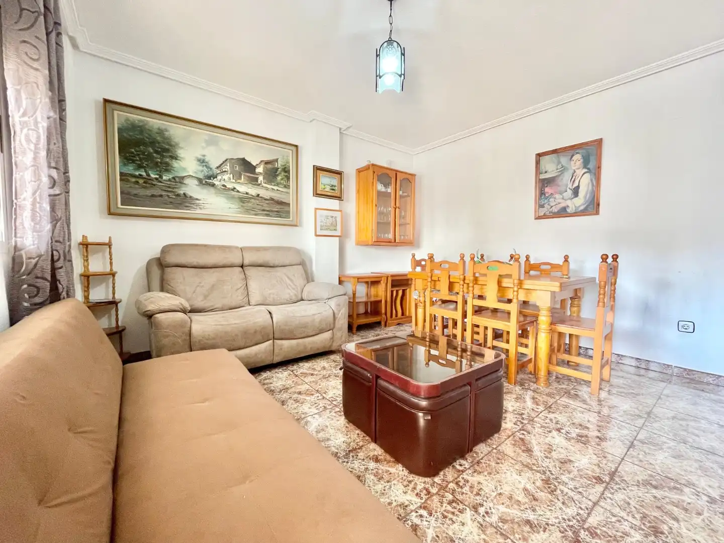 Wohnzimmer von Haus oder Chalet zur Miete in San Pedro del Pinatar mit Klimaanlage, Heizung und Terrasse