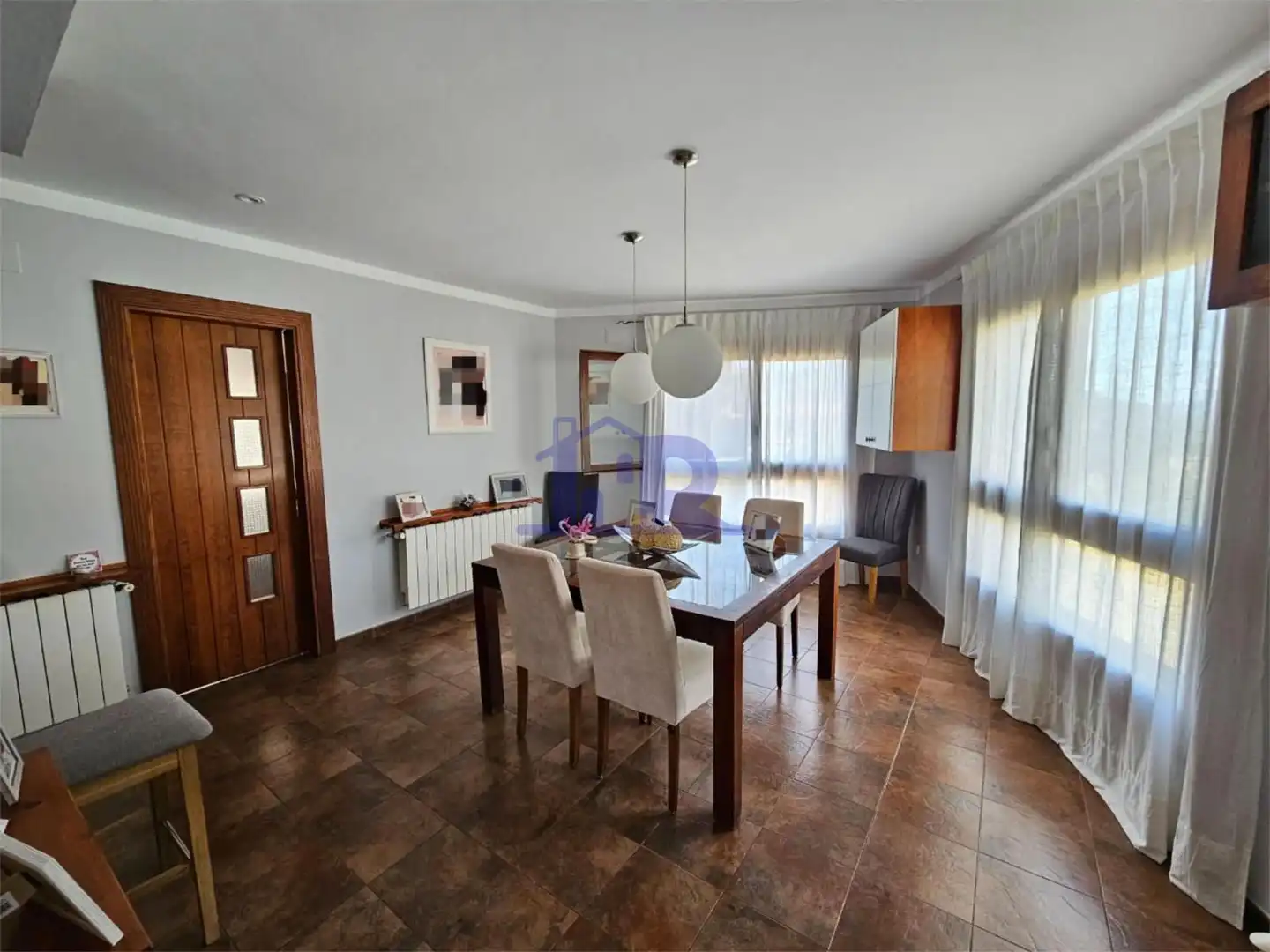 Menjador de Casa o xalet en venda en Valdemeca amb Calefacció, Jardí privat i Parquet