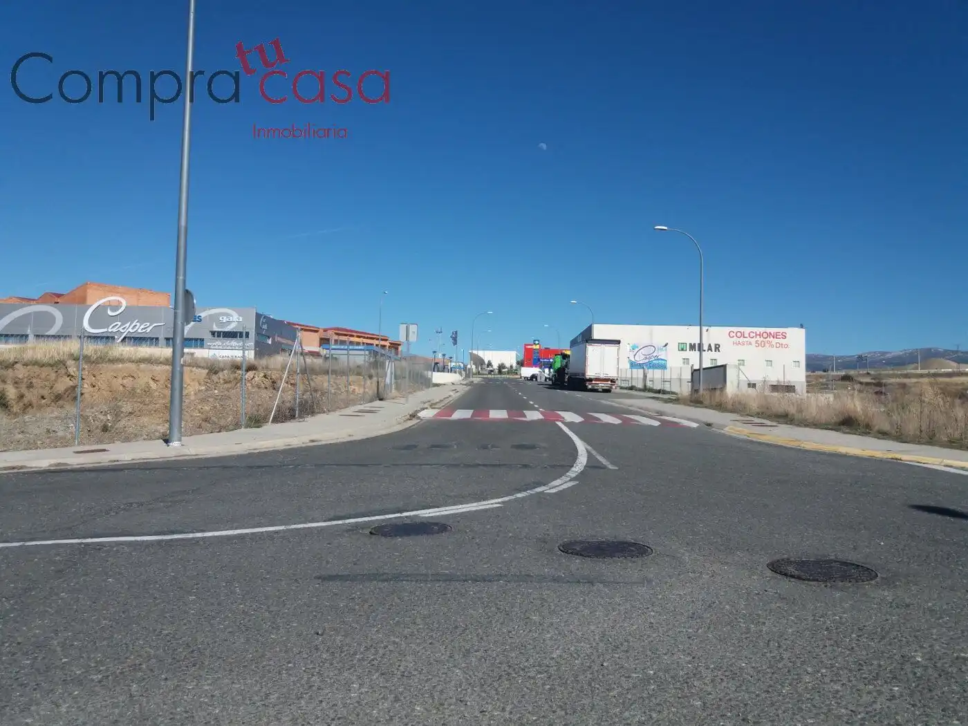 Vista exterior de Terreny industrial en venda en Segovia