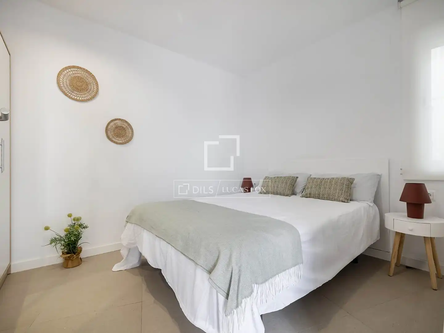 Bedroom of Flat for rent in Barcelona  with Air Conditioner, Heating and Terrace