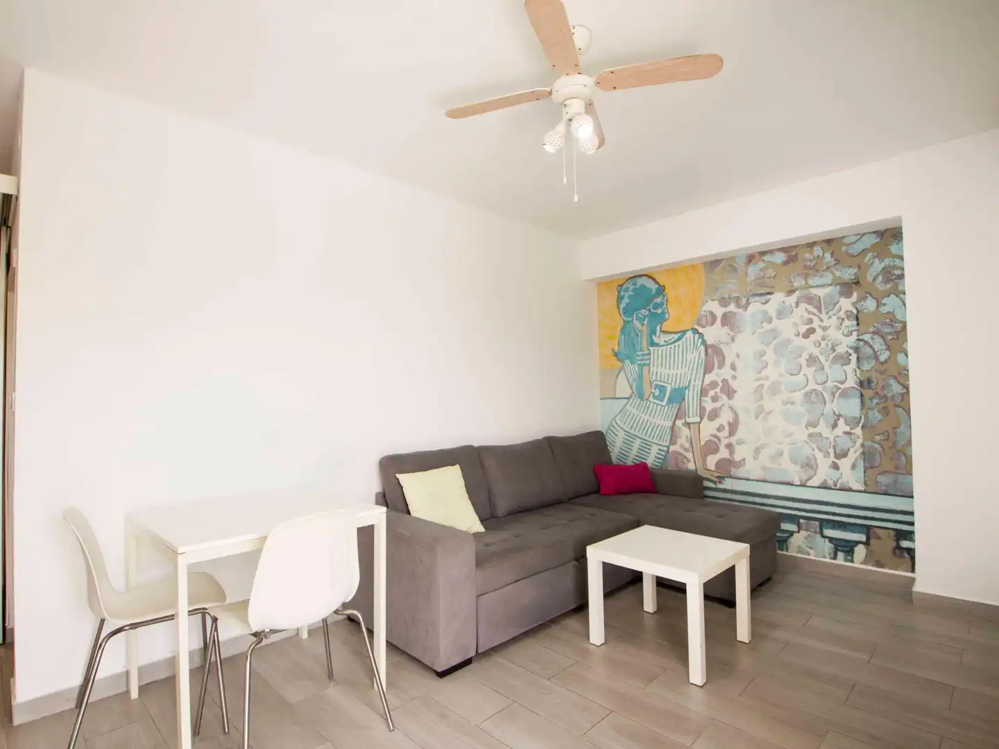 Sala de estar de Piso de alquiler en Arona con Amueblado, Balcón y Piscina comunitaria