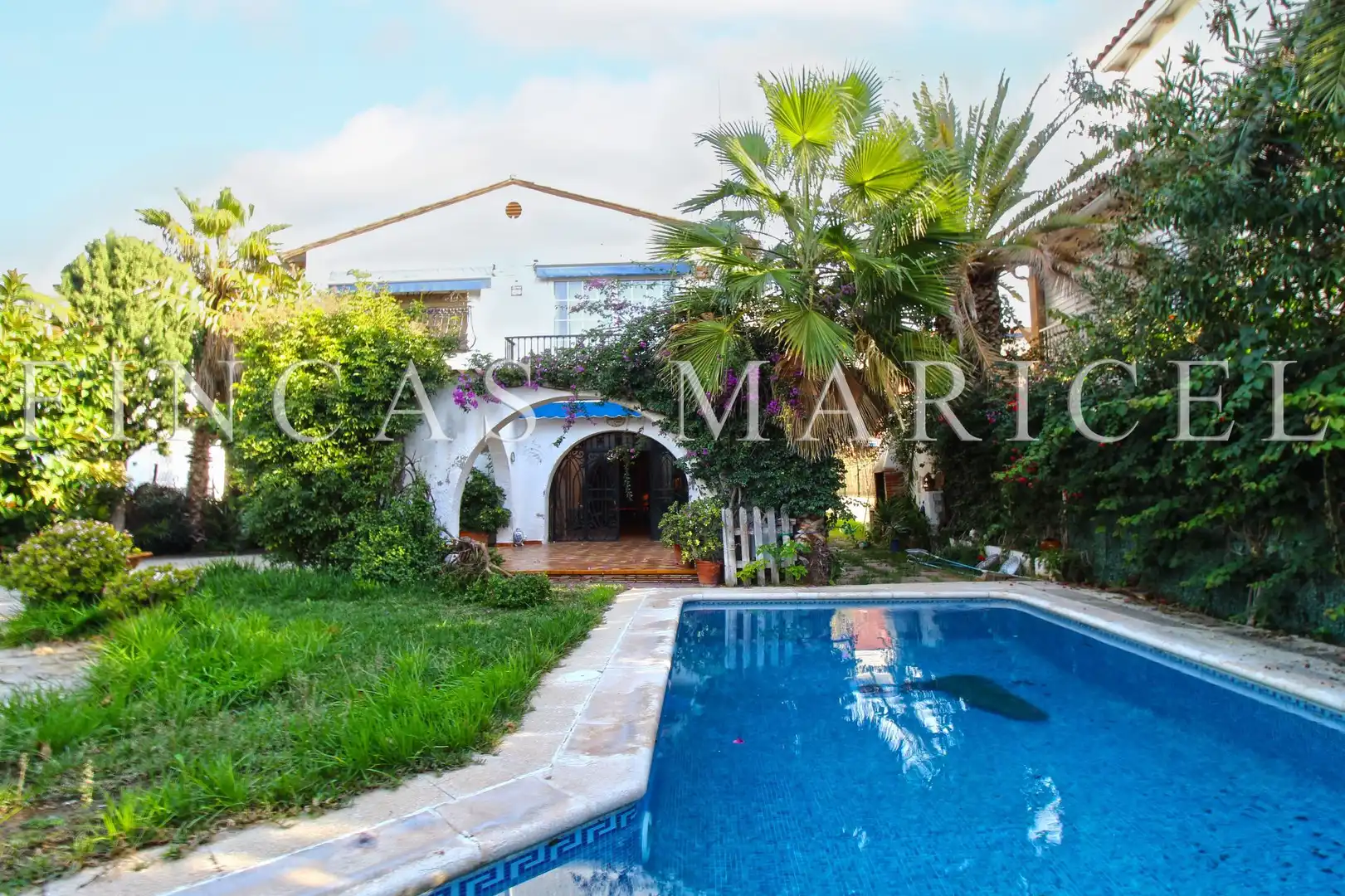 Jardín de Casa o chalet en venta en Sitges con Aire acondicionado, Calefacción y Jardín privado