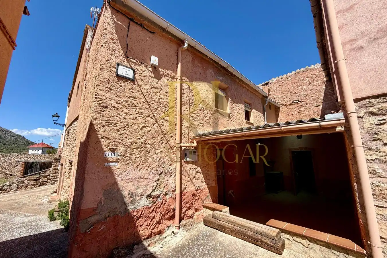 Vista exterior de Casa o chalet en venta en Tierzo con Trastero y Amueblado