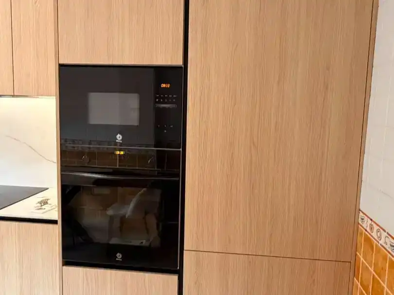 Cuina de Dúplex de lloguer en El Pinós / Pinoso amb Jardí privat, Parquet i Moblat