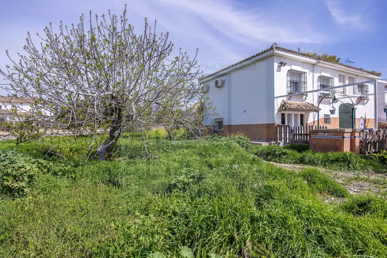 Vista exterior de Casa o chalet en venta en Salteras con Aire acondicionado, Jardín privado y Piscina