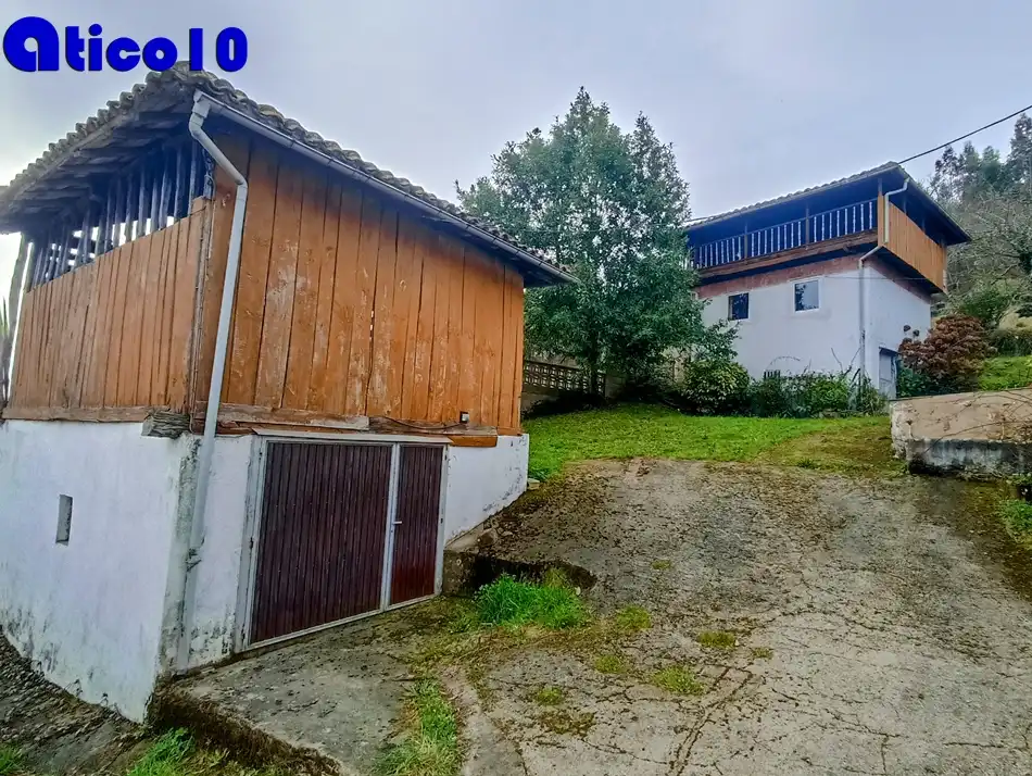 Vista exterior de Casa o chalet en venta en Boal con Calefacción y Amueblado