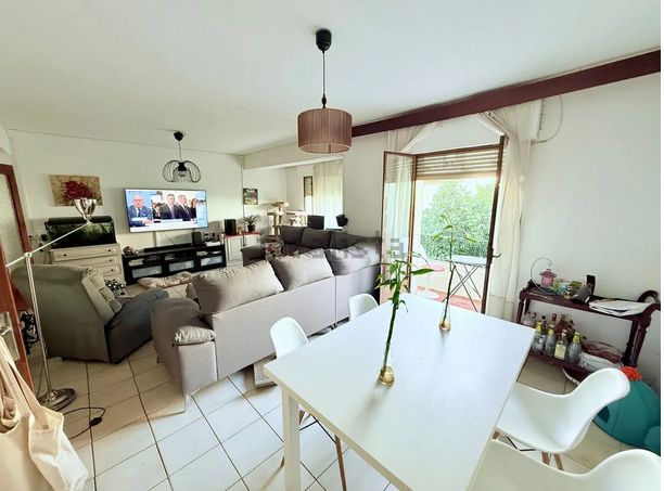 Living room of Flat for sale in  Huelva Capital  with Air Conditioner, Furnished and Balcony