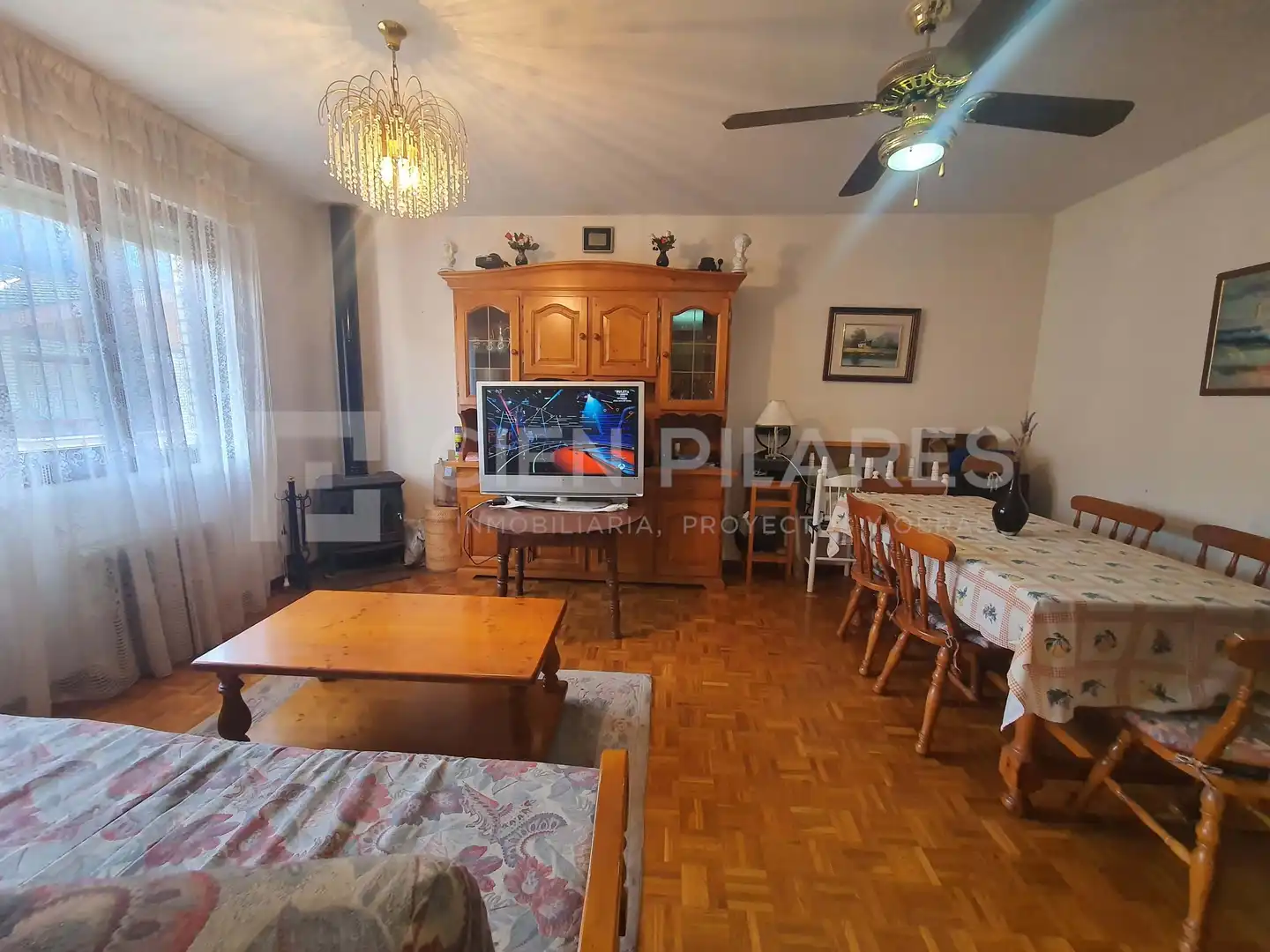 Sala de estar de Piso en venta en Arnedillo con Terraza, Trastero y Amueblado