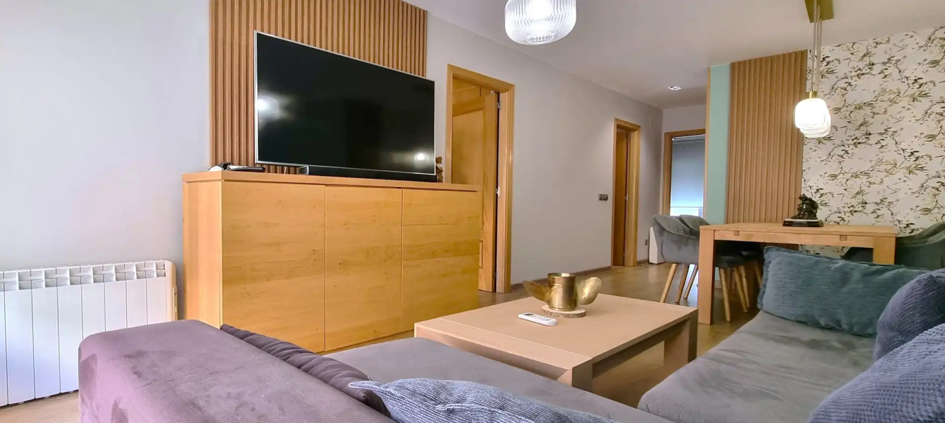 Living room of Flat for sale in Navalafuente  with Air Conditioner, Heating and Furnished