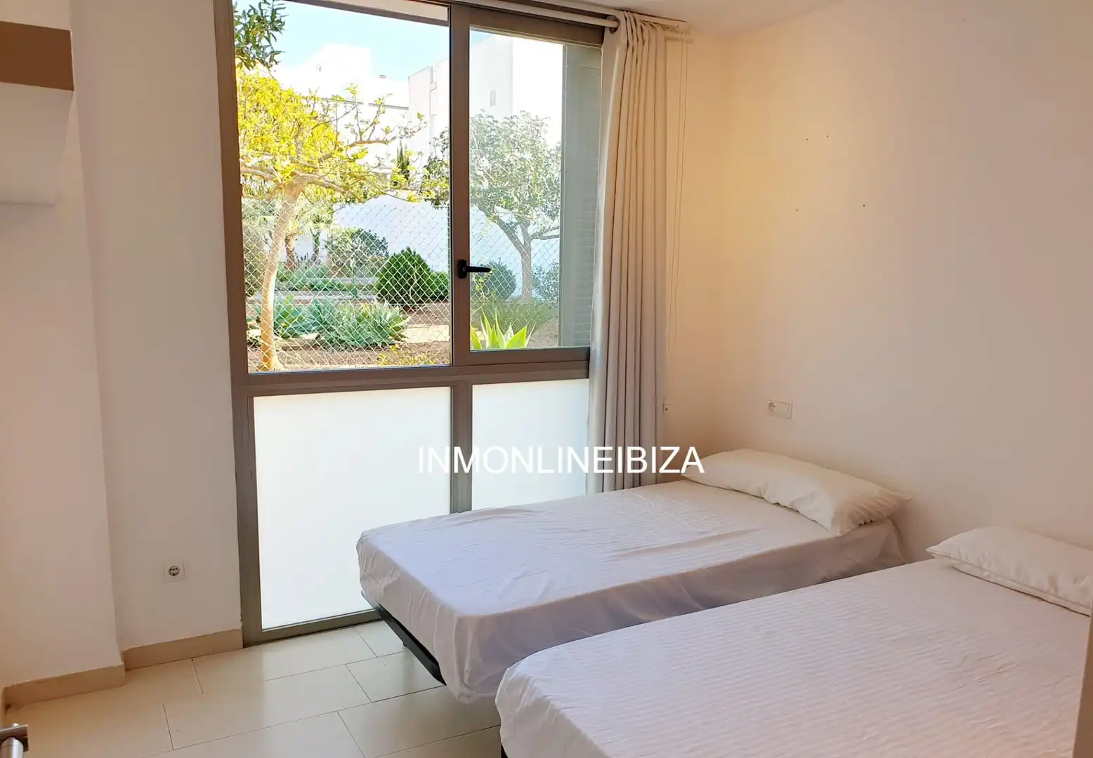 Schlafzimmer von Wohnung zur Miete in Sant Antoni de Portmany mit Klimaanlage, Terrasse und Abstellraum