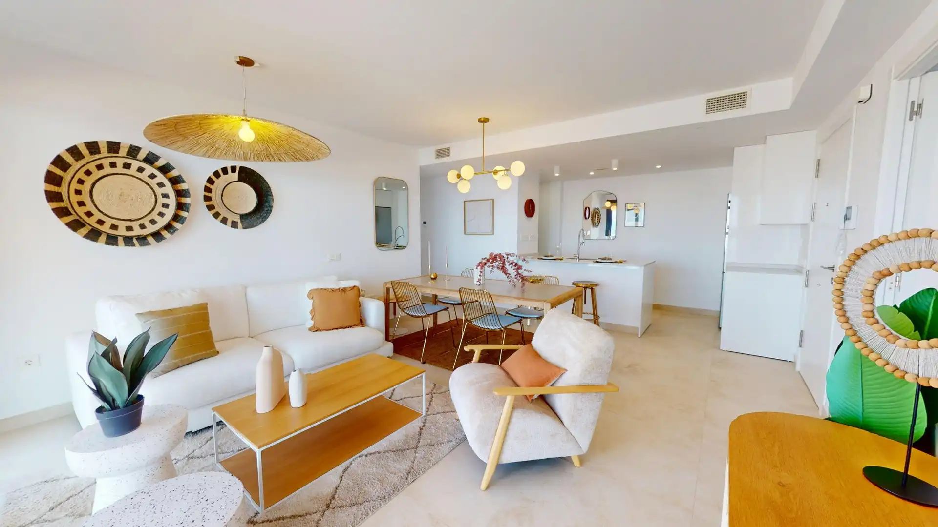 Wohnzimmer von Dachboden zum Verkauf in Águilas mit Klimaanlage, Terrasse und Abstellraum