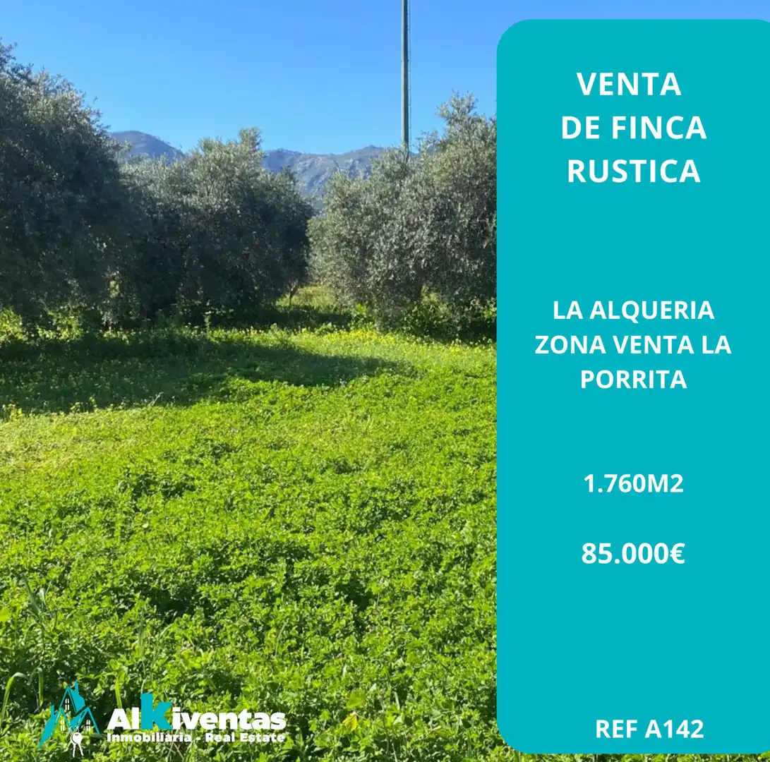 Terreno rustico in vendita a Alquería - Torrealquería