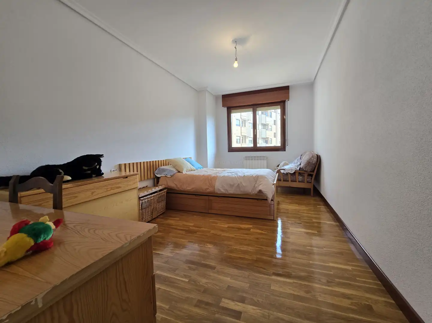 Bedroom of Flat for sale in  Logroño  with Heating, Parquet flooring and Storage room