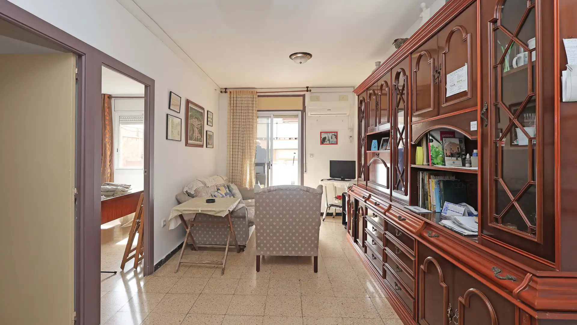 Sala d'estar de Pis en venda en Esplugues de Llobregat amb Balcó