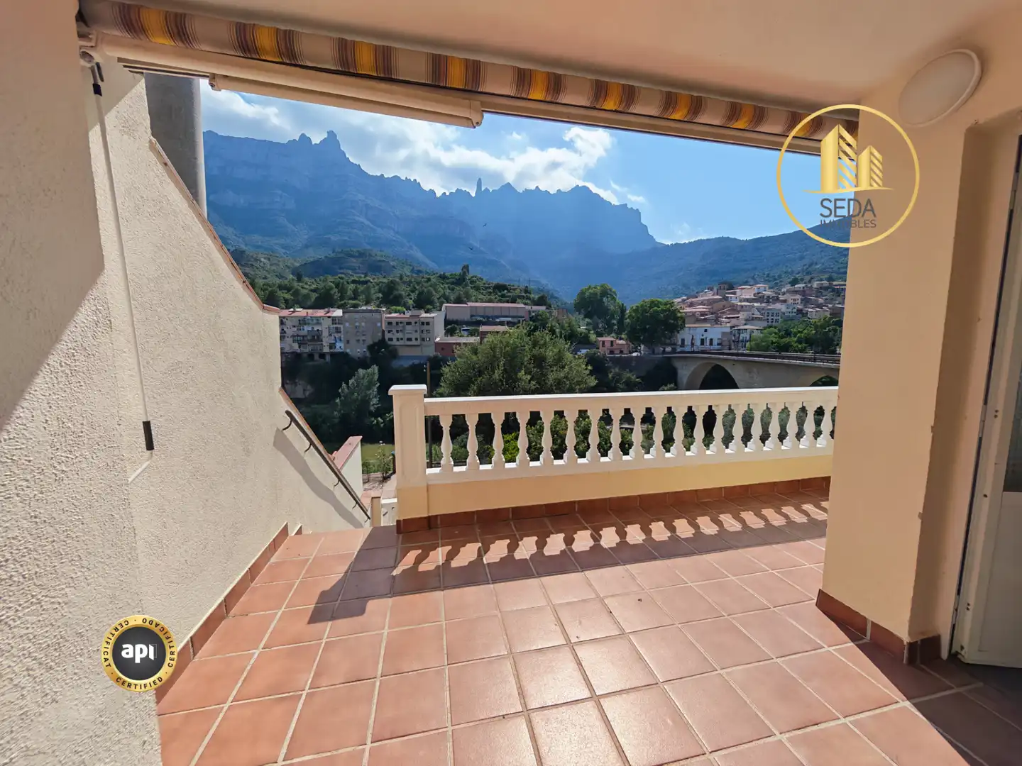 Terraza de Casa adosada en venta en Monistrol de Montserrat con Aire acondicionado, Calefacción y Terraza