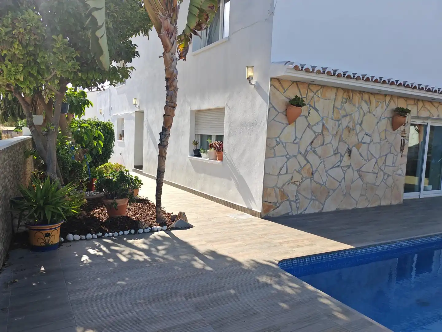 Terrassa de Casa o xalet en venda en Calpe / Calp amb Aire condicionat, Calefacció i Jardí privat