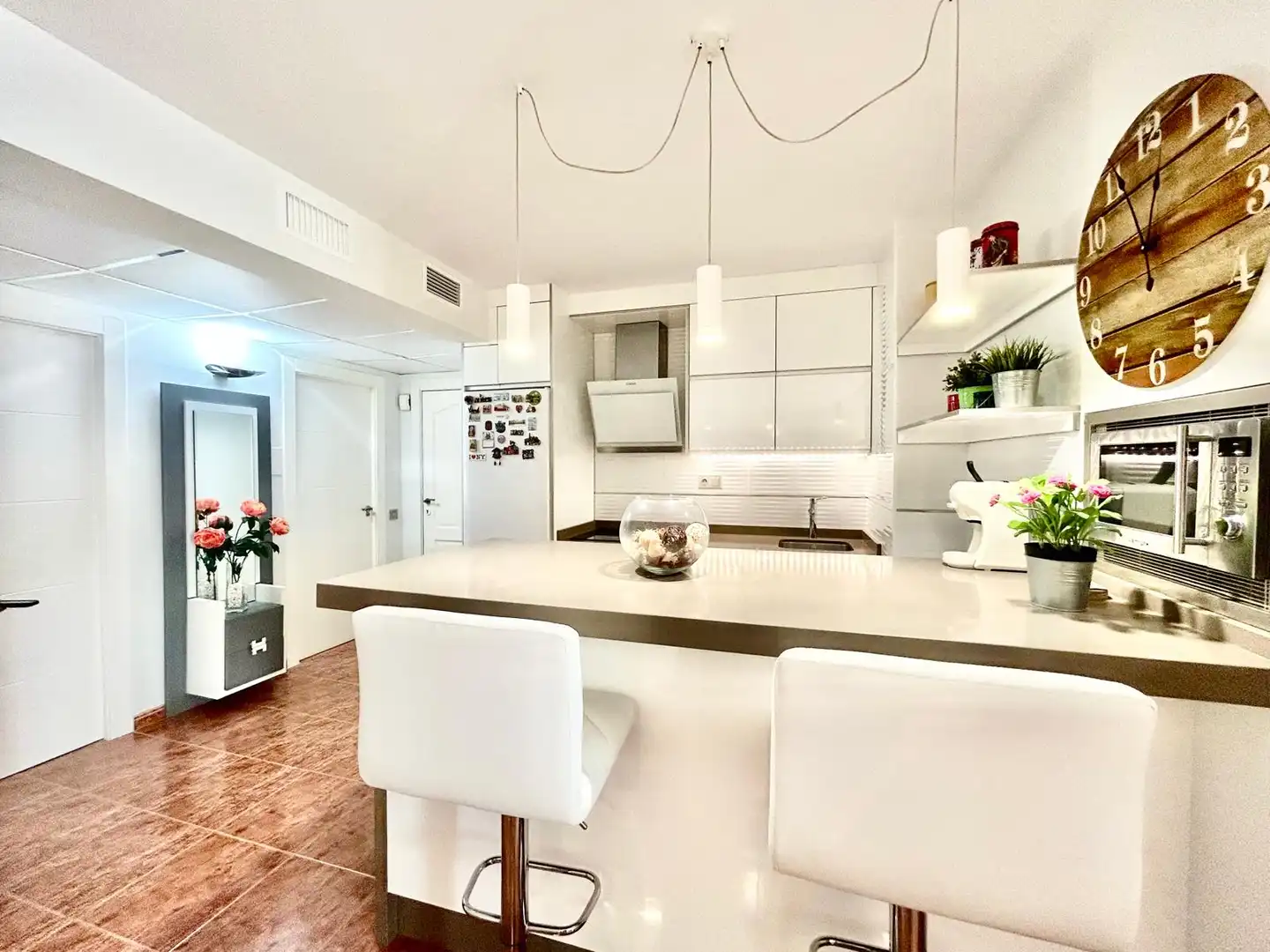 Küche von Wohnung zum Verkauf in El Ejido mit Klimaanlage, Heizung und Terrasse