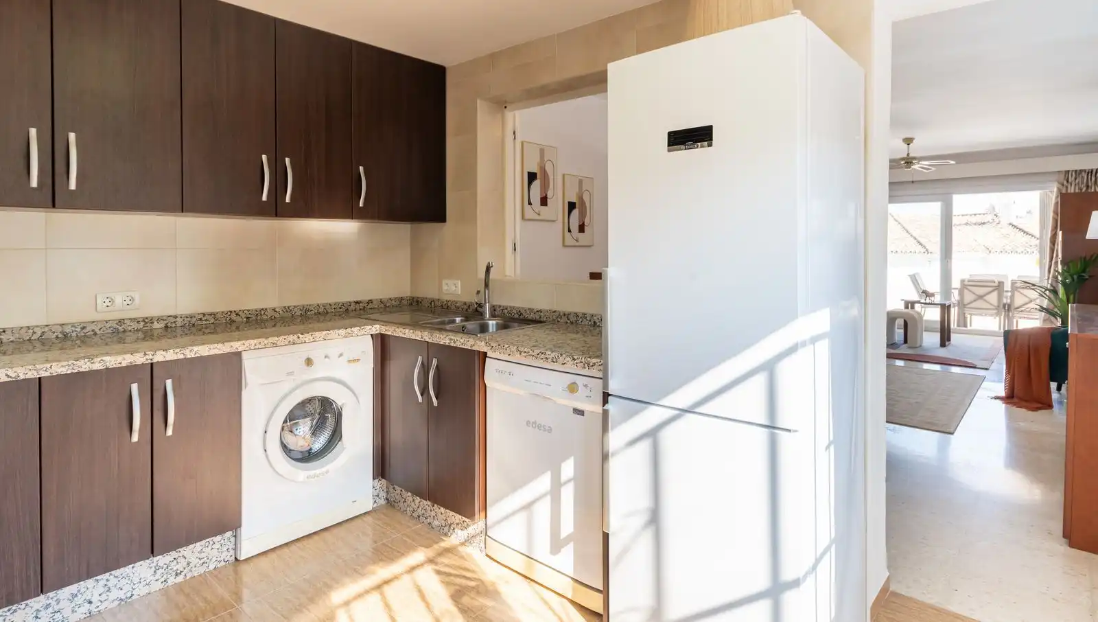 Cocina de Piso en venta en Estepona con Aire acondicionado, Terraza y Amueblado