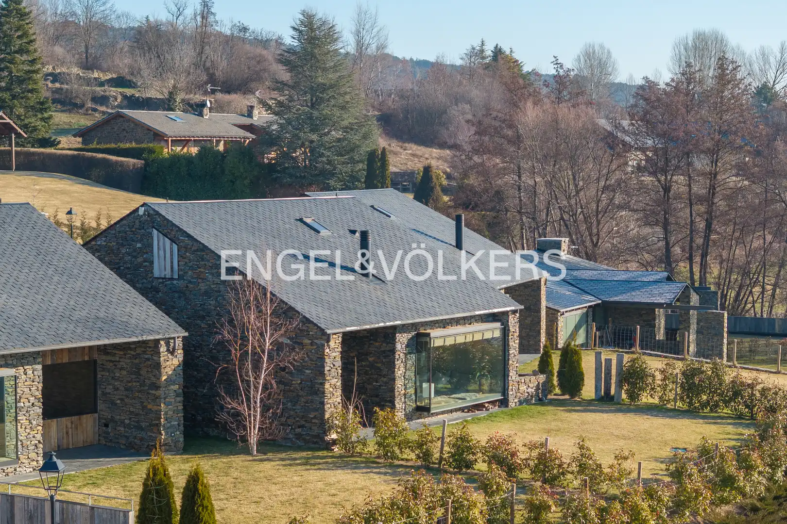 Exterior view of Houses for sale in Ger  with Heating, Private garden and Parquet flooring