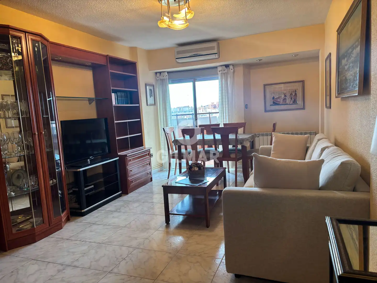 Sala de estar de Piso en venta en  Madrid Capital con Calefacción y Balcón