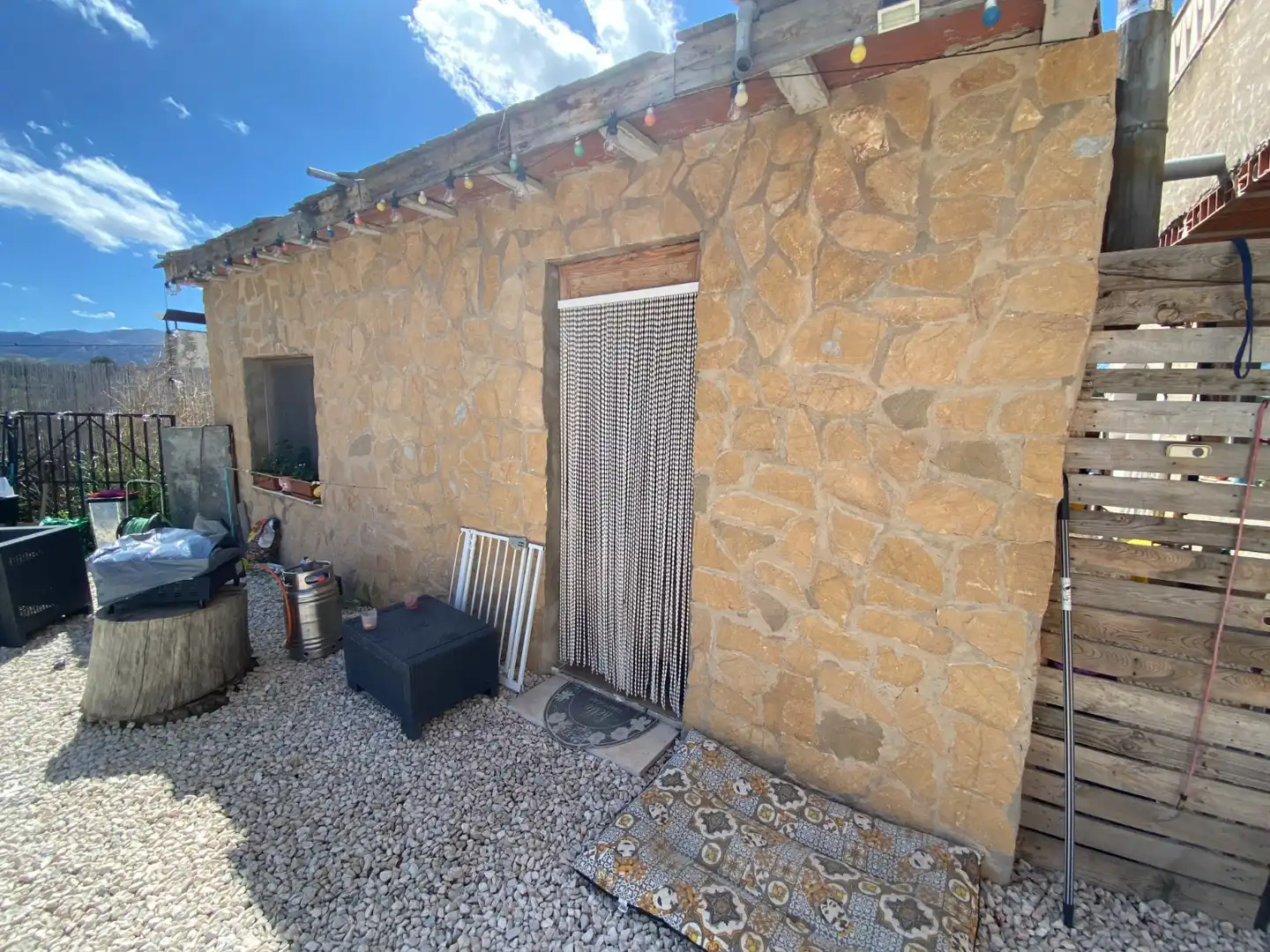 Vista exterior de Finca rústica en venta en Sax con Aire acondicionado, Calefacción y Jardín privado