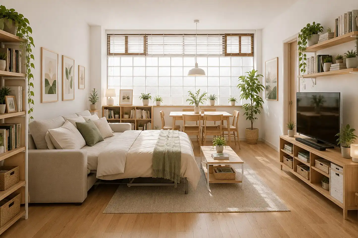 Sala d'estar de Loft de lloguer en Barcelona amb Aire condicionat, Moblat i Forn