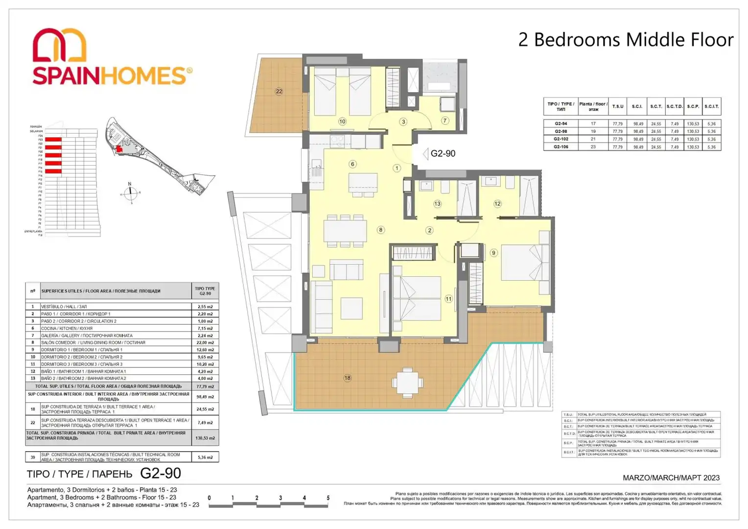 Apartament amb terrassa en venda a Via Parque, imagen 24