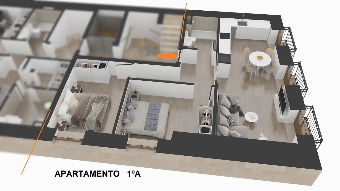 Appartement avec terrasse à vendre à Kale Zaharra Kalea, imagen 2