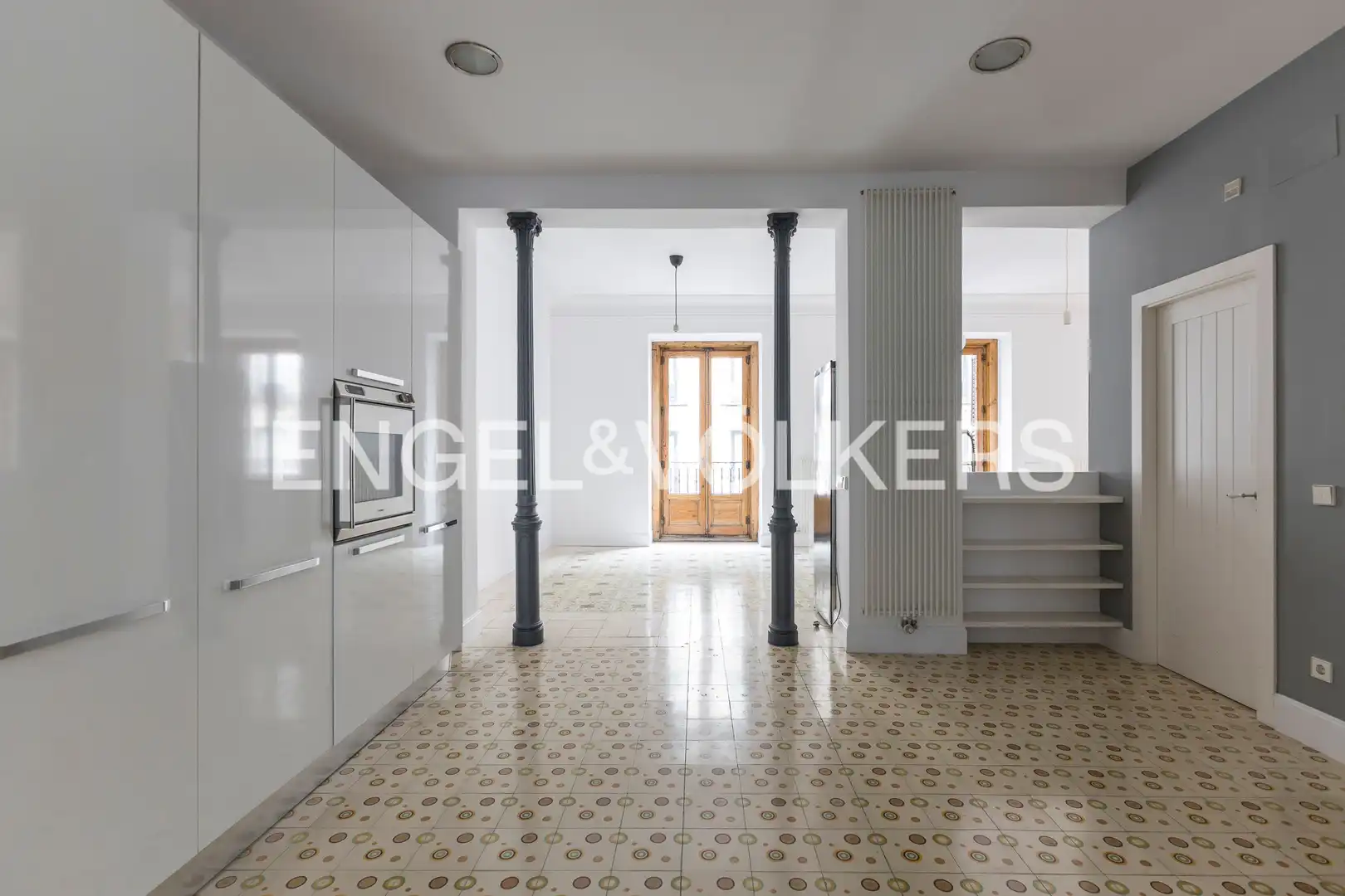 Cocina de Piso de alquiler en Madrid con Calefacción, Parquet y Balcón
