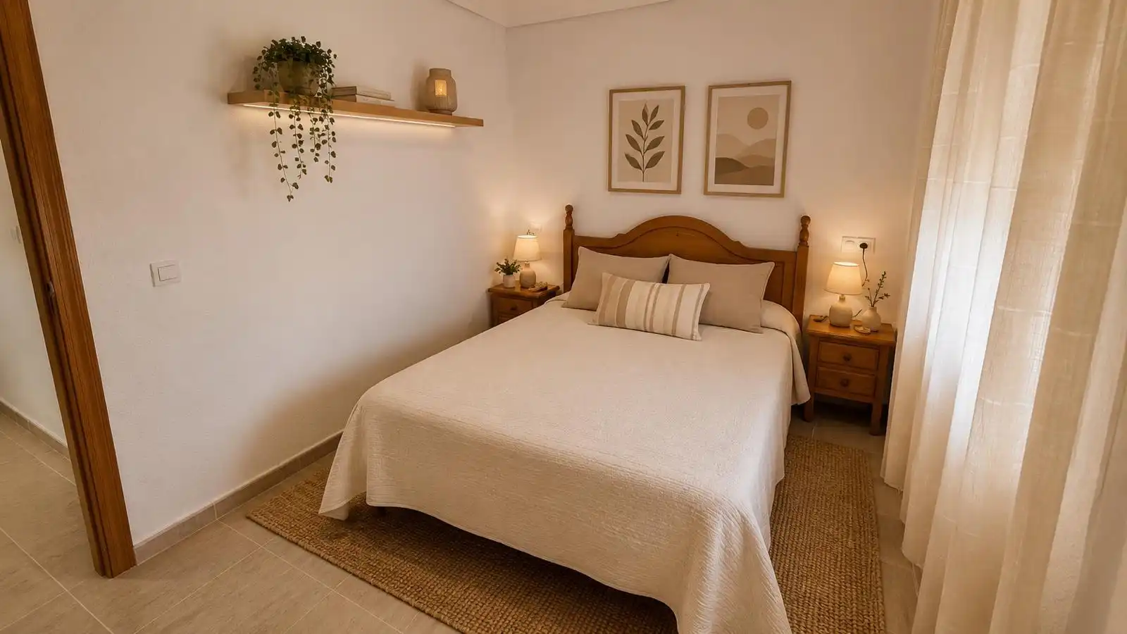 Bedroom of Houses for rent in Santa Pola  with Heating, Furnished and Community pool