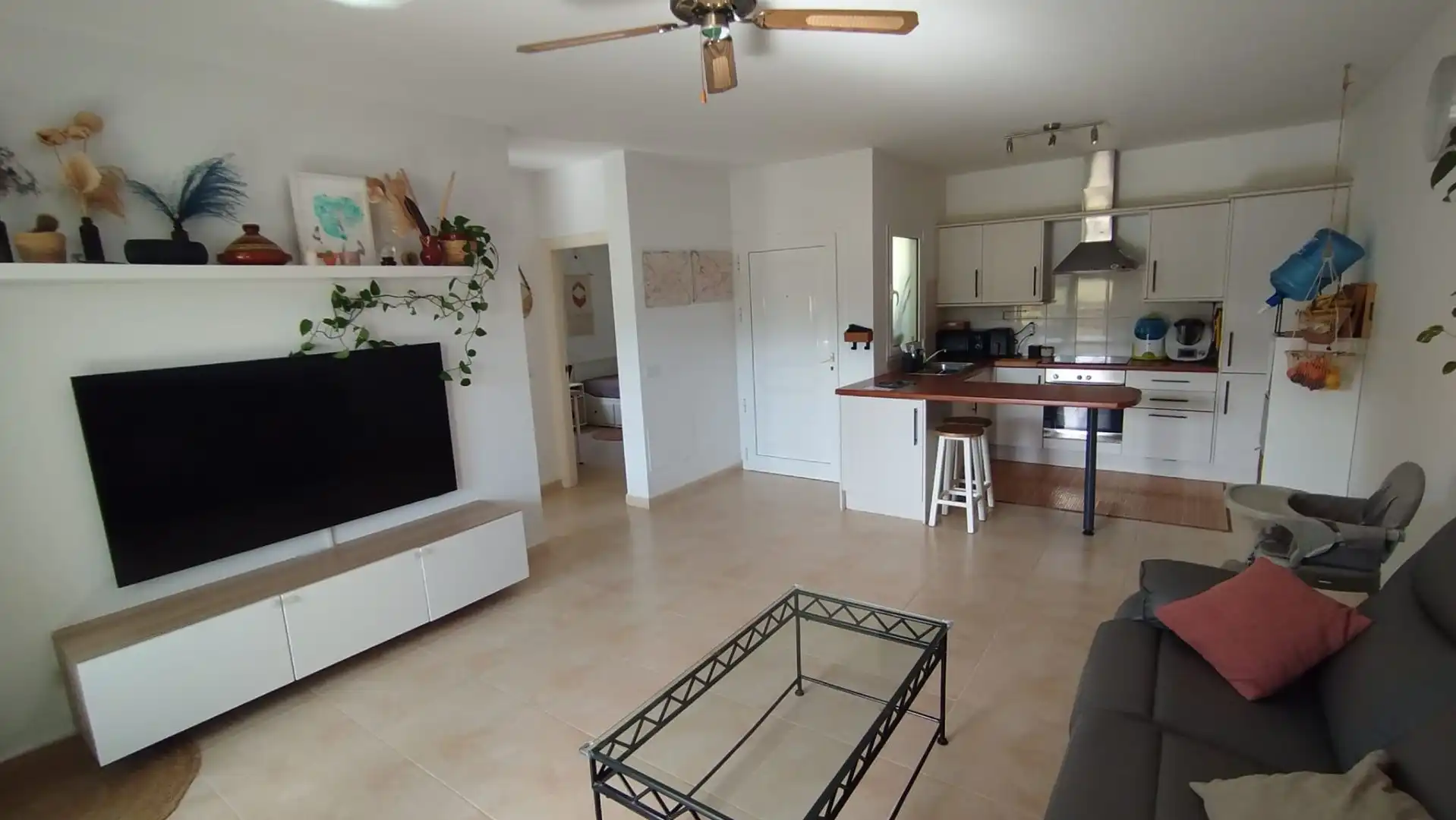 Living room of Flat for sale in Pájara  with Private garden, Terrace and Community pool