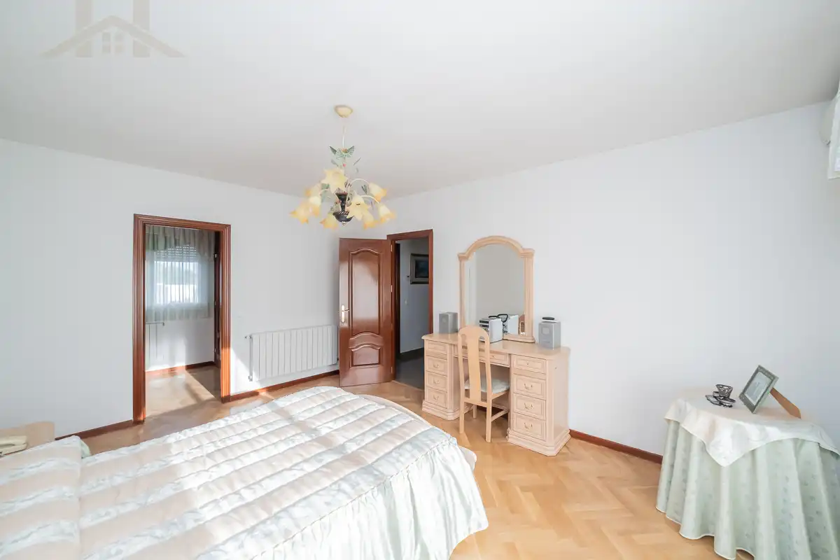Dormitori de Casa o xalet en venda en San Sebastián de los Reyes amb Calefacció, Jardí privat i Piscina