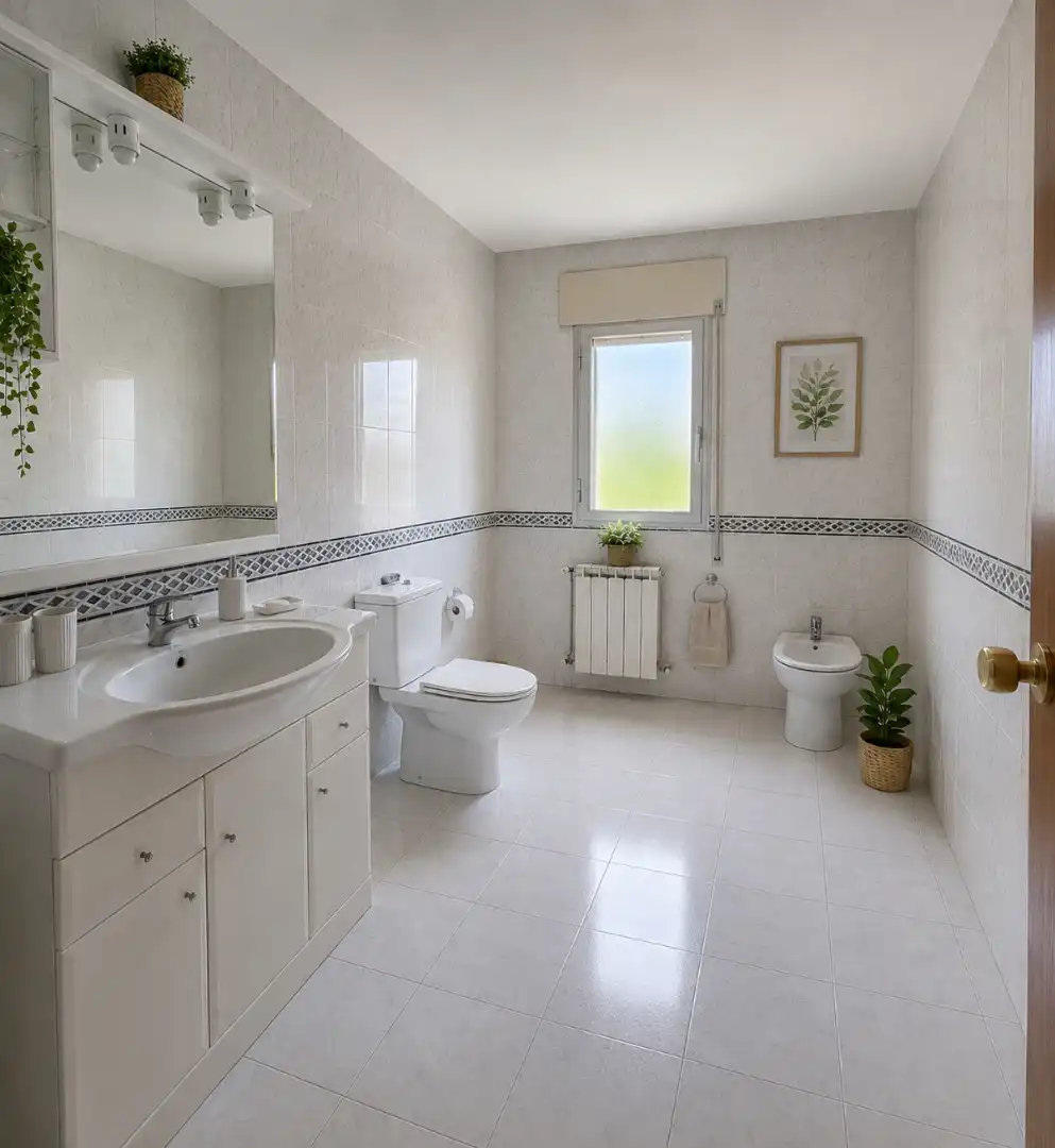 Bathroom of Houses for sale in Lleida  with Air Conditioner, Heating and Private garden