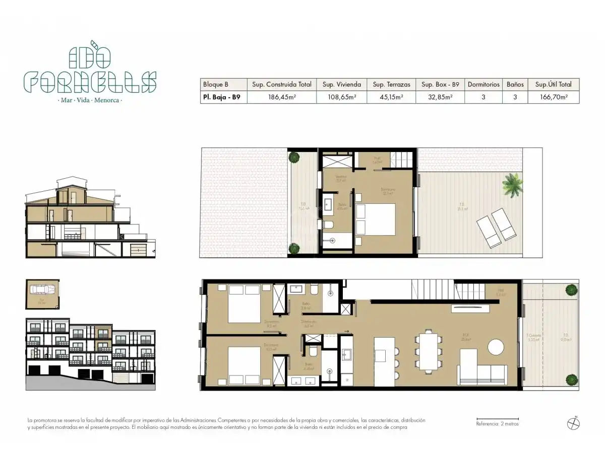 Apartament amb piscina en venda a Fornells, imagen 43
