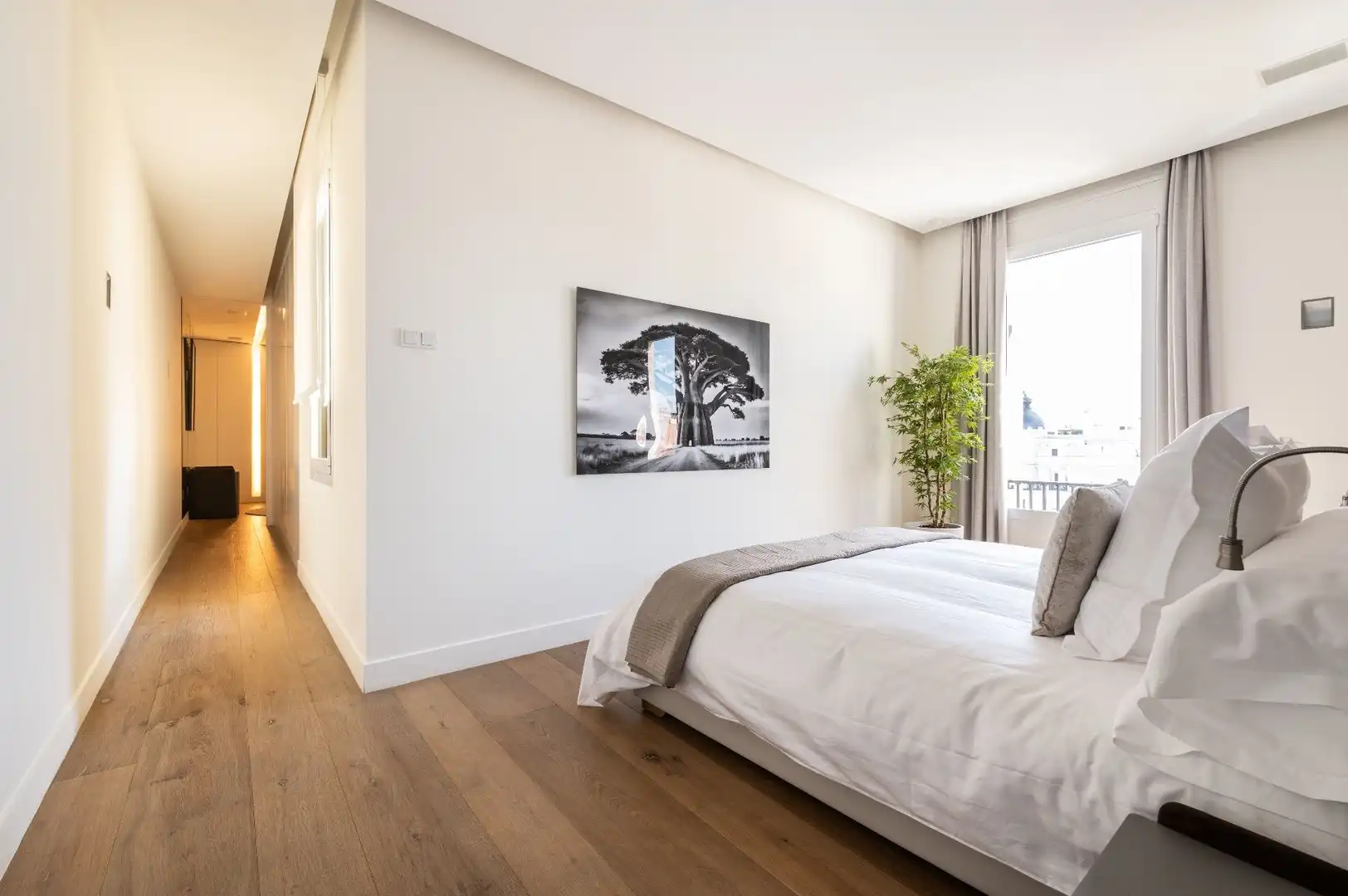 Bedroom of Attic for rent in Madrid  with Air Conditioner, Heating and Terrace