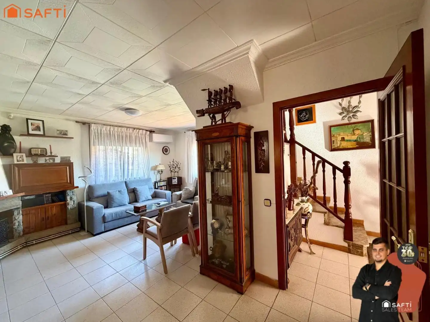 Sala de estar de Casa o chalet en venta en Pineda de Mar con Terraza y Balcón